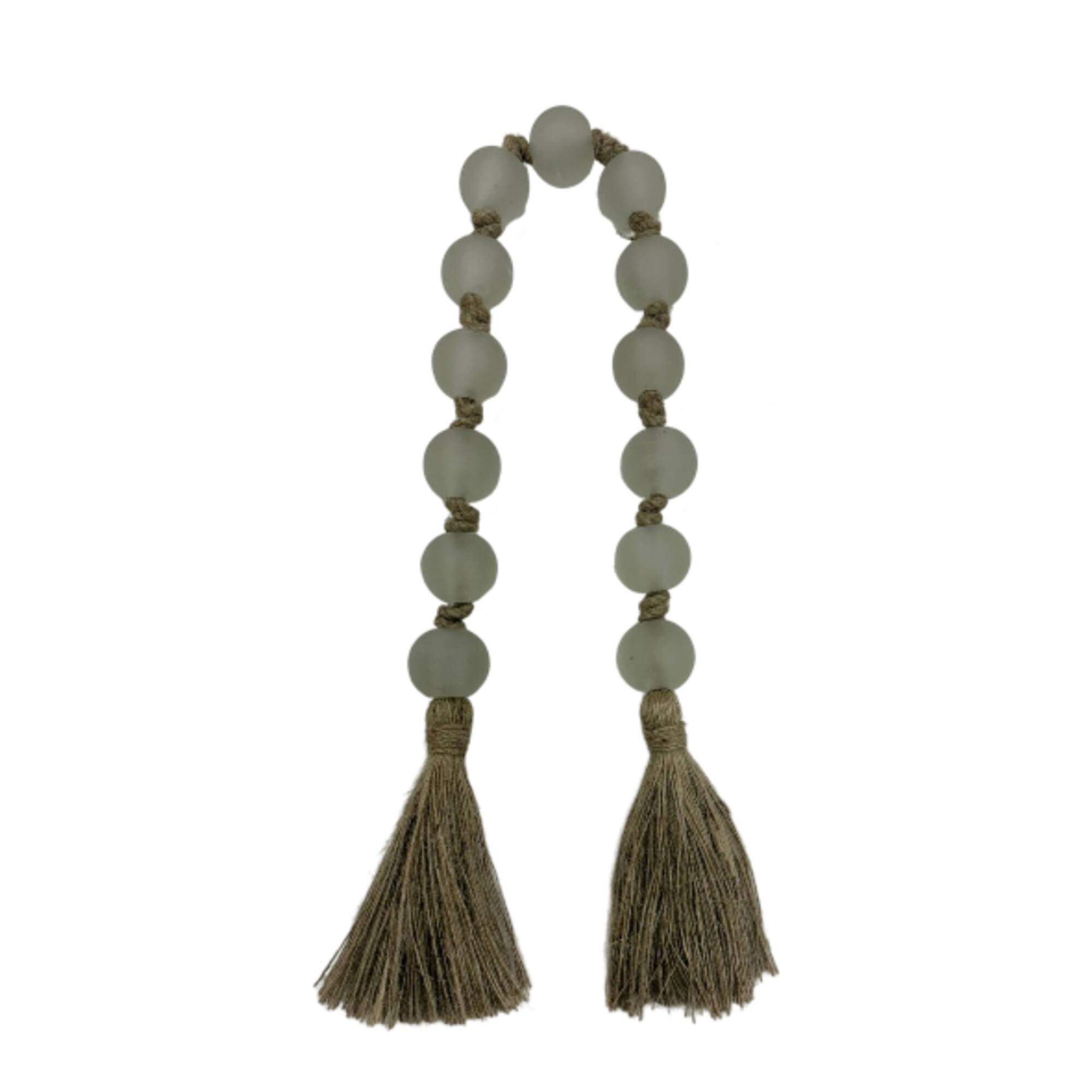 32" Glass Bead & Tassel Garland by Ashland